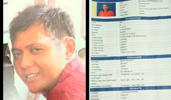 Terpidana Narkoba yang Kabur dari LP Bengkalis, Diringkus Polisi Malaysia